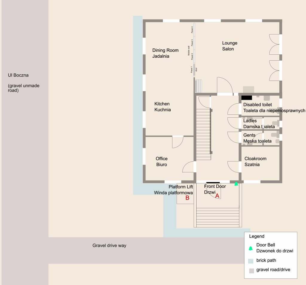 Ground Floor Plan for accessibility